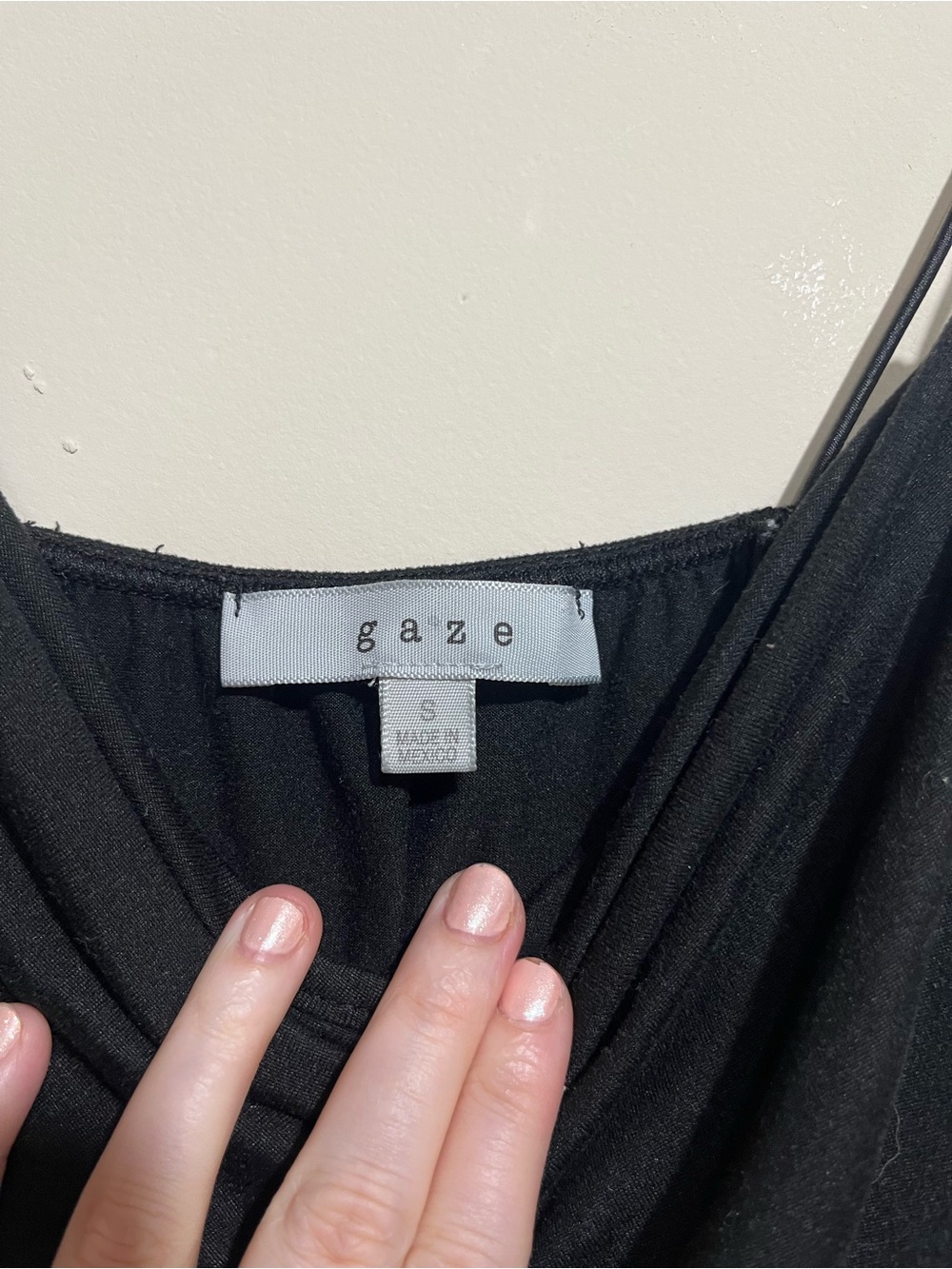 Black Ruched Cami - Picture 3 of 4